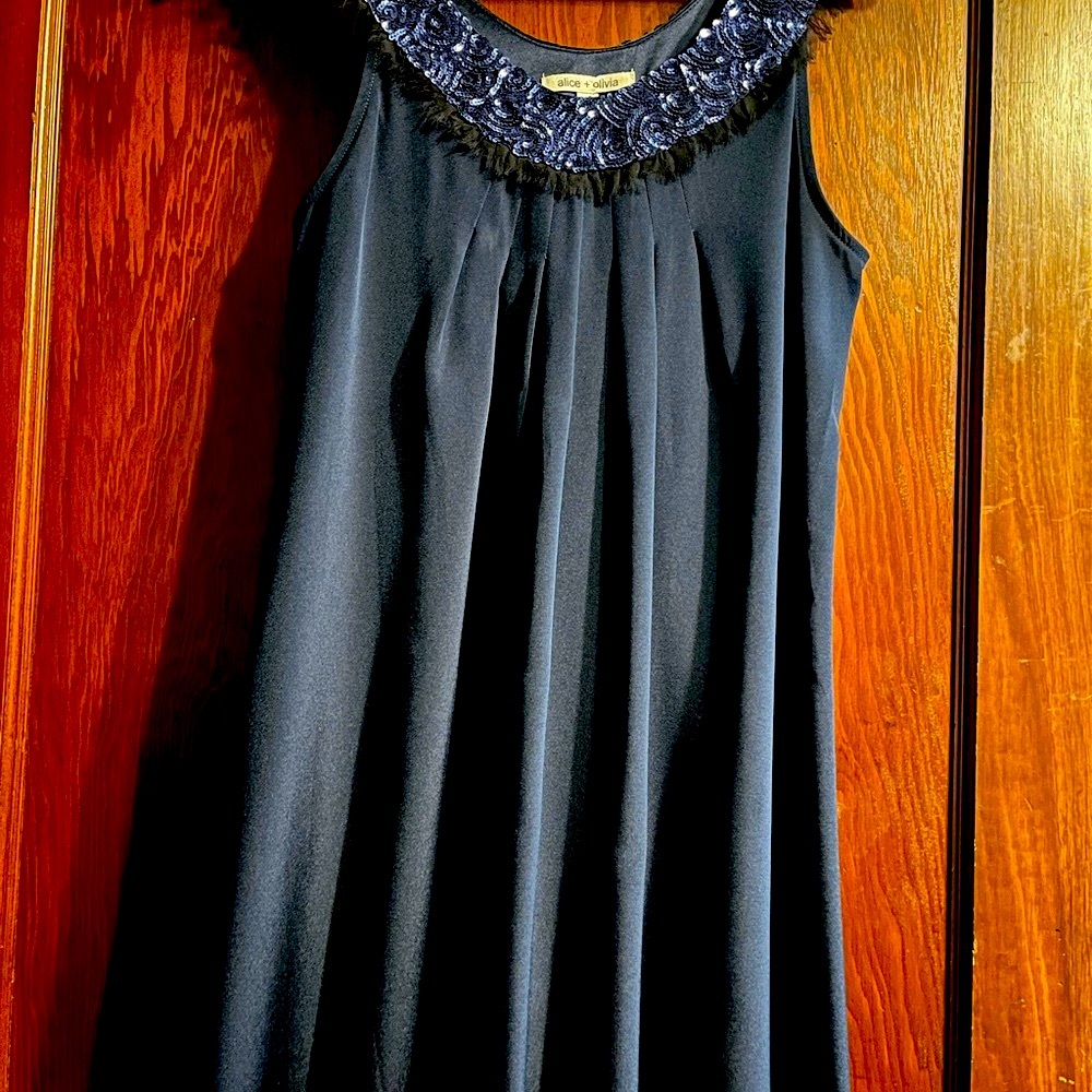 Alice + Olivia Blue Cocktail Dress
